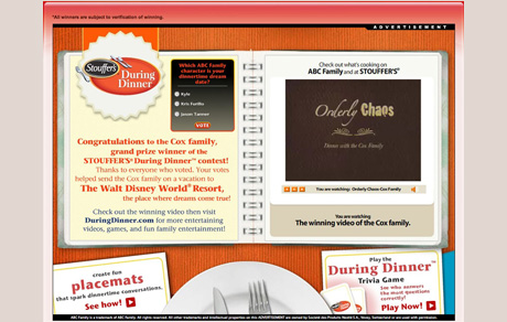 Stouffer's: During Dinner