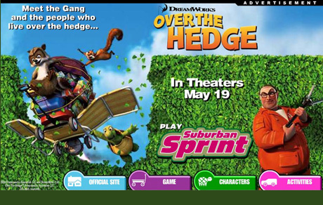 DreamWorks: Over the Hedge