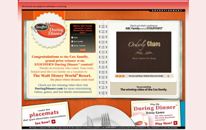 Stouffer's: During Dinner