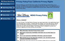 Walt Disney Internet Group: Privacy Policy