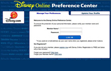 Disney Online Preference Center